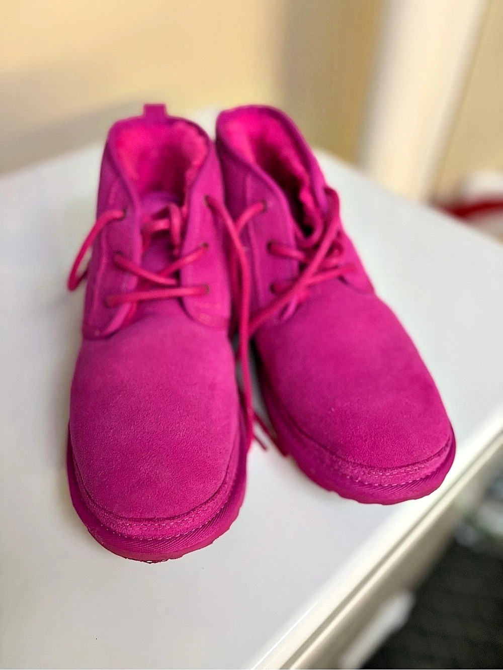 UGG Neumel Chukka Boots Pink US 5